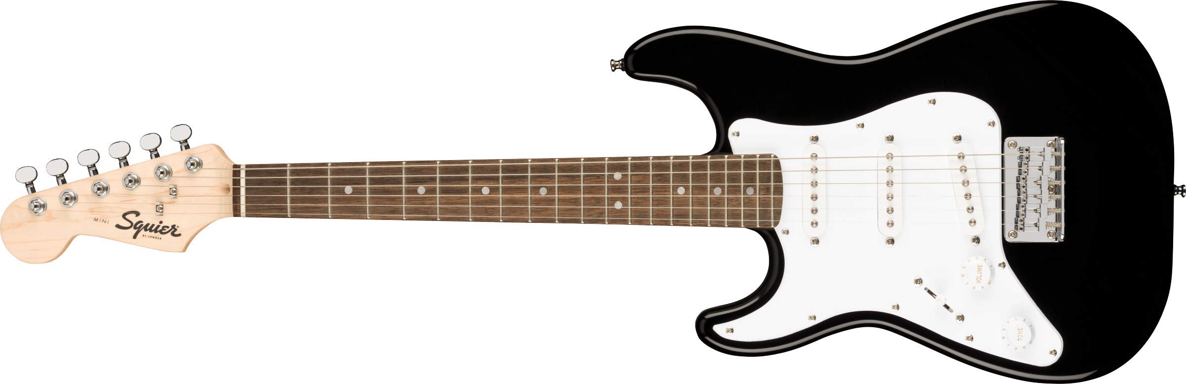Fender Squier by  Mini Strat, Laurel Fingerboard, Black...
