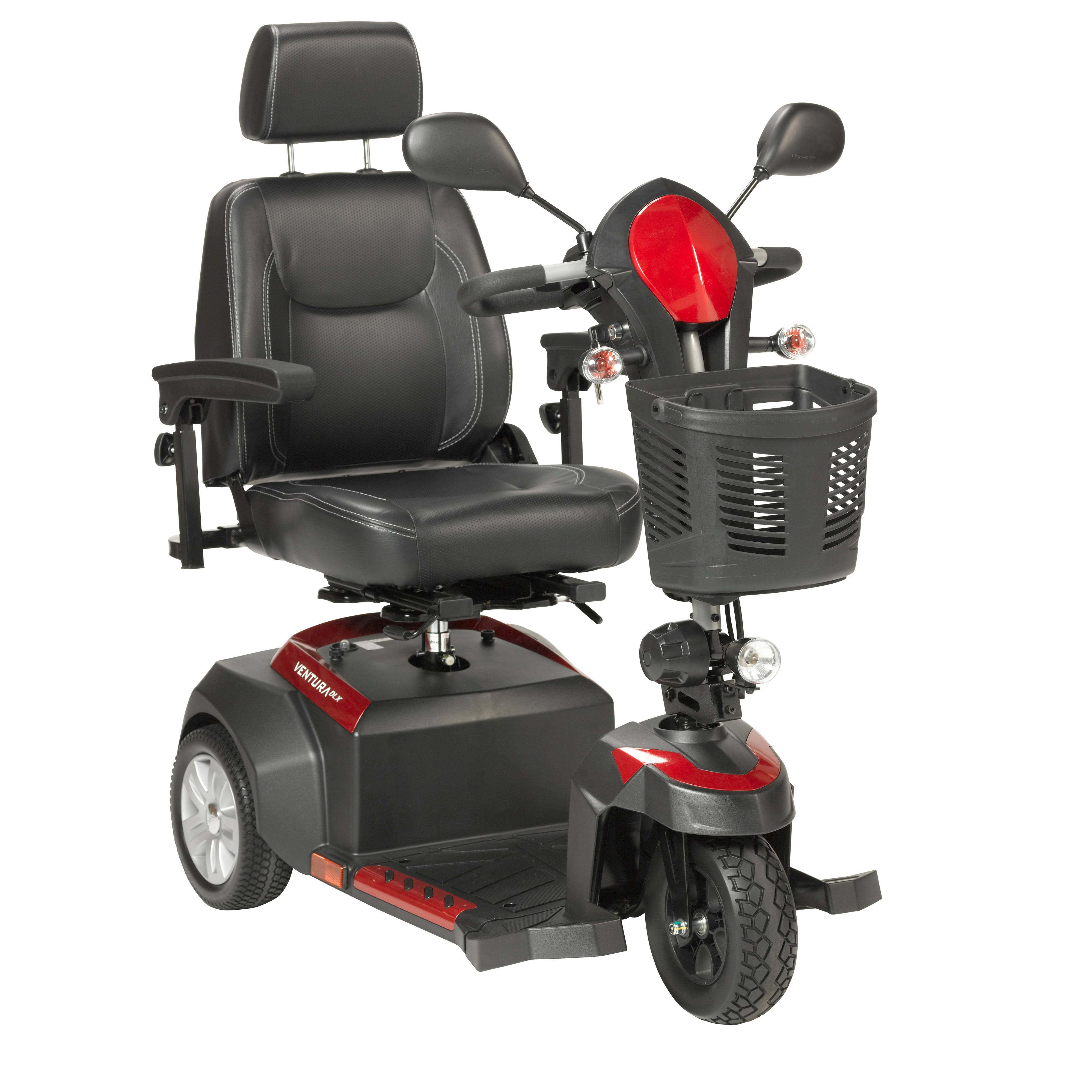Drive Medical Ventura Power Mobility Scooter, 3 Wheel, 20