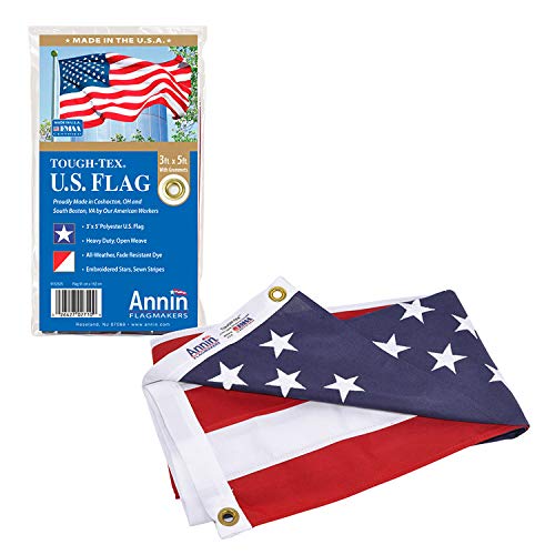 Annin Tough-Tex Woven Polyester Replacement Flag, High Winds