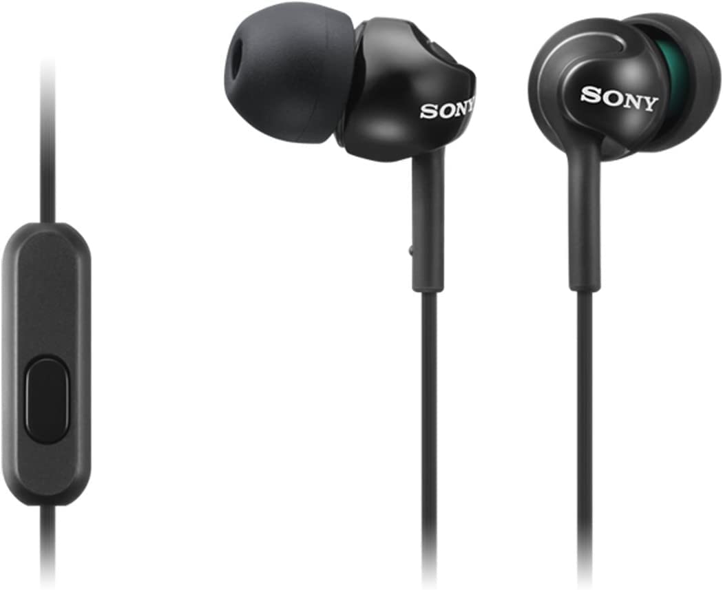 Sony Deep Bass Wired Earphones with Smartphone Control ...