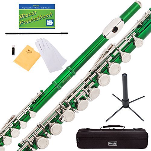 Mendini by Cecilio Premium Grade Closed Hole C Flute wi...