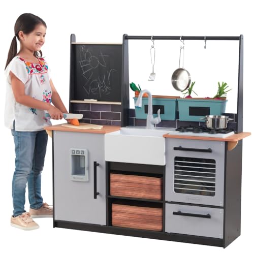 KidKraft Wooden Farm to Table Play Kitchen with EZ Kraf...