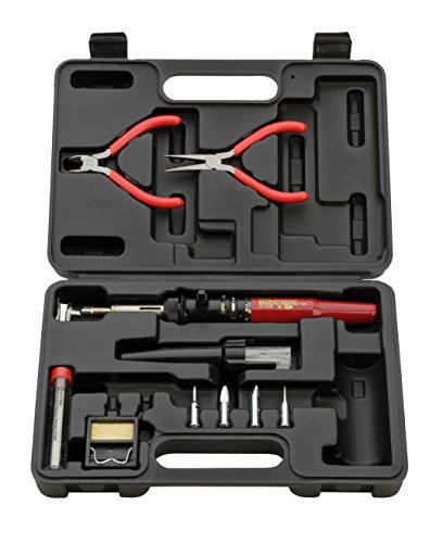 Master Appliance Ultratorch UT-100Si-TC Professional Butane Powered Soldering Iron Kit, 3 in 1 tool with 5 tips