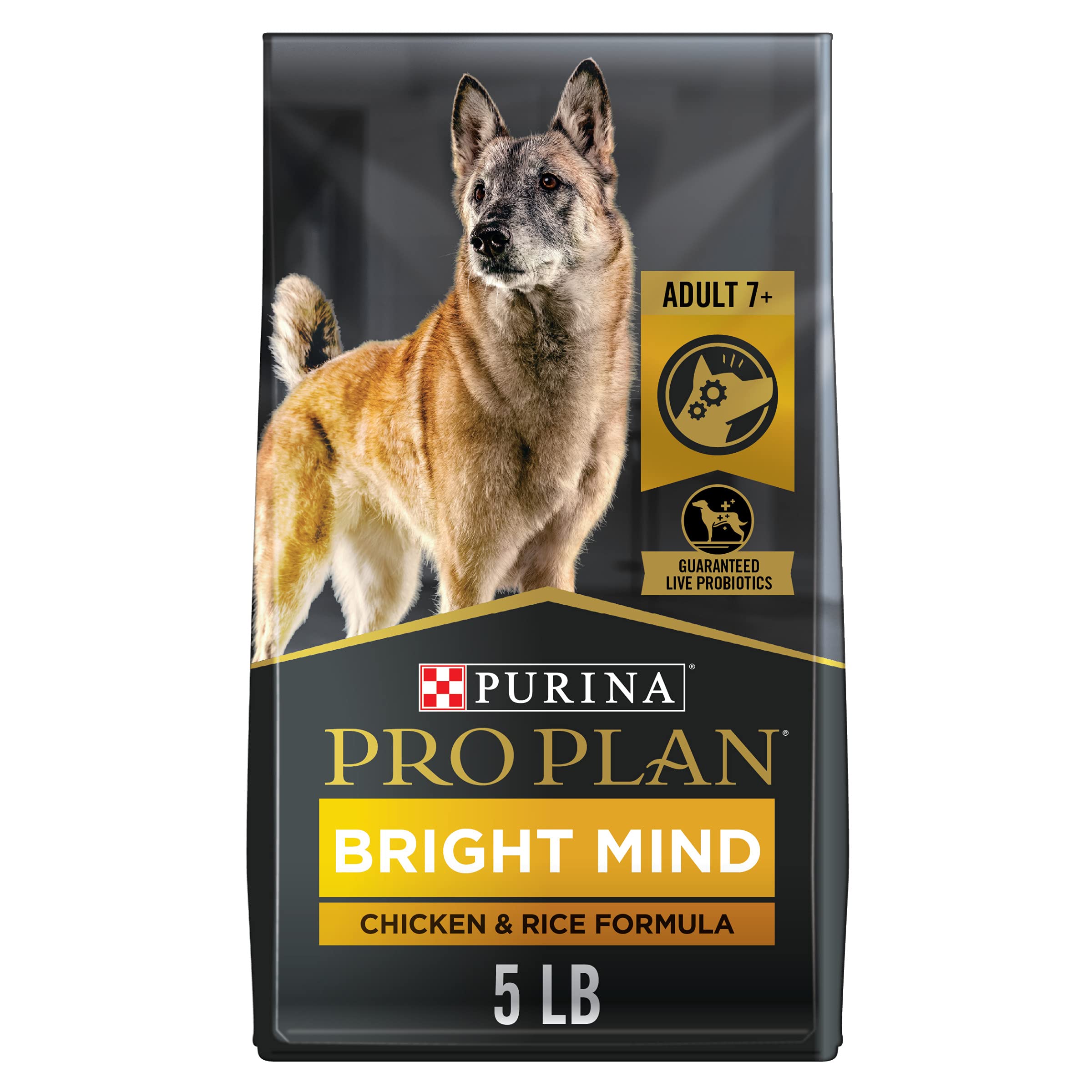 Purina Pro Plan Senior 7+ Brain Support, High Protein Senior Dry Dog Food & Wet Dog Food (Packaging May Vary)