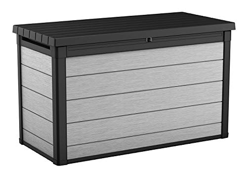 keter Denali 200 Gallon Resin Large Deck Box-Organizati...