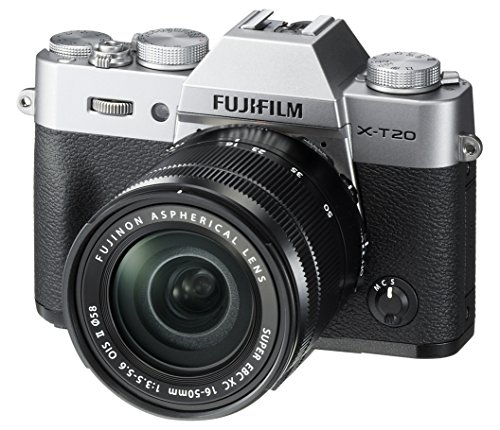 Fujifilm X-T20 Mirrorless Digital Camera w/XC16-50mmF3.5-5.6 OISII Lens - Silver
