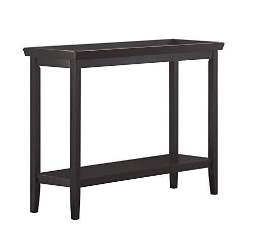 Convenience Concepts Ledgewood Console Shelf Table, Black