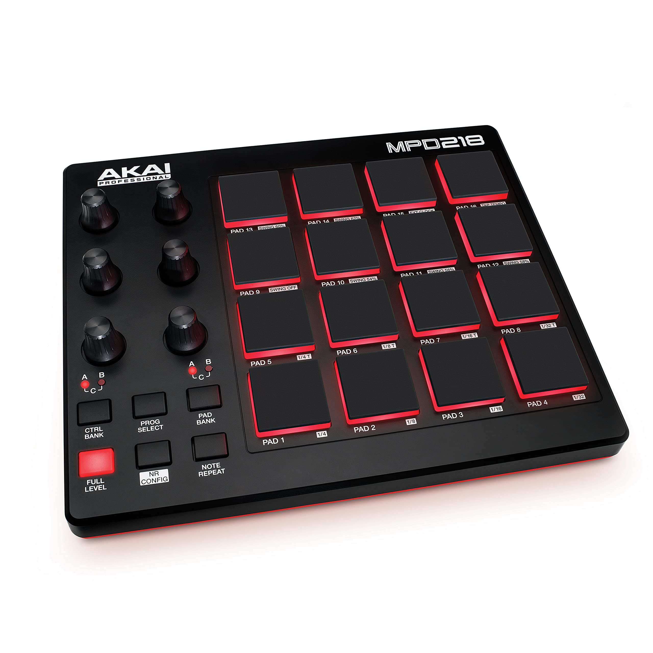 Akai Professional MPD218 - USB MIDI Controller with 16 ...