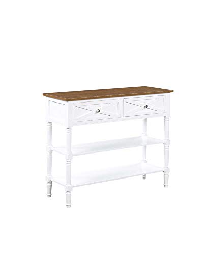 Convenience Concepts Country Oxford 2-Drawer Console Table