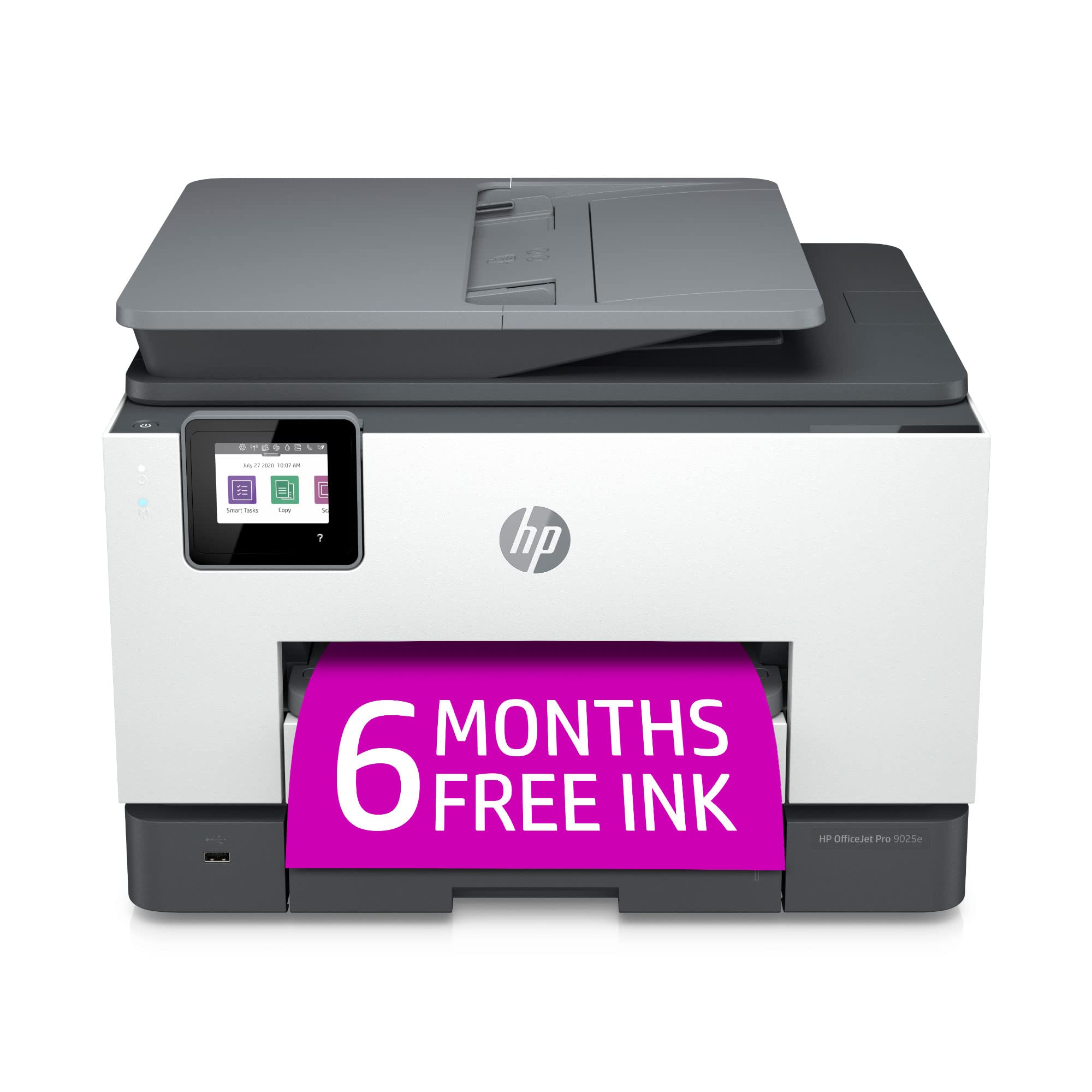 HP OfficeJet Pro 9025e Wireless Color All-in-One Printer with Bonus 6 Months Instant Ink with +