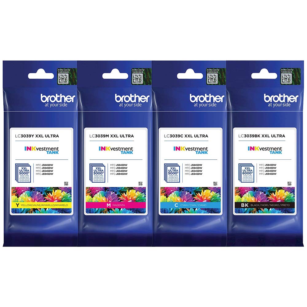 Brother LC3039 (BK/C/M/Y) Ultra High Yield Ink Cartridge Set