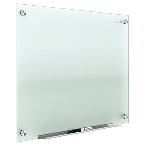 ACCO Brands Quartet Glass Whiteboard, Non-Magnetic Dry Erase White Board, 4' x 3', Frosted Surface, Infinity (G4836F)