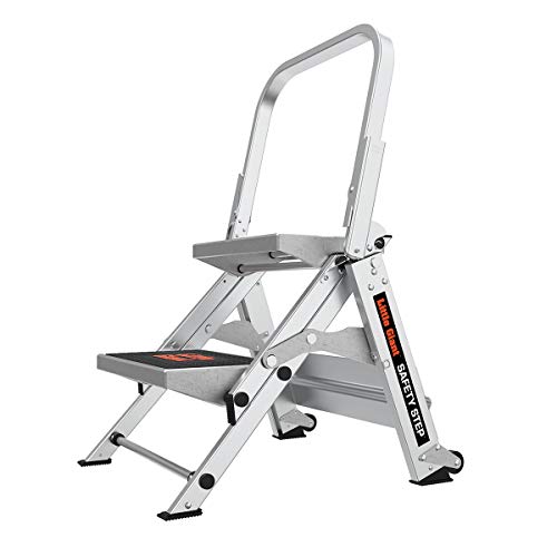 Little Giant Ladder Systems Little Giant Ladders, Safety Step, 2-Step, 2 foot, Step Stool, Aluminum, Type 1A