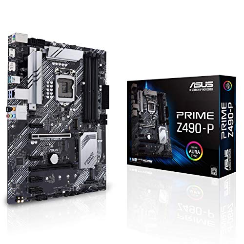Asus Prime Z490-P LGA 1200 (Intel 10th Gen) ATX Motherb...