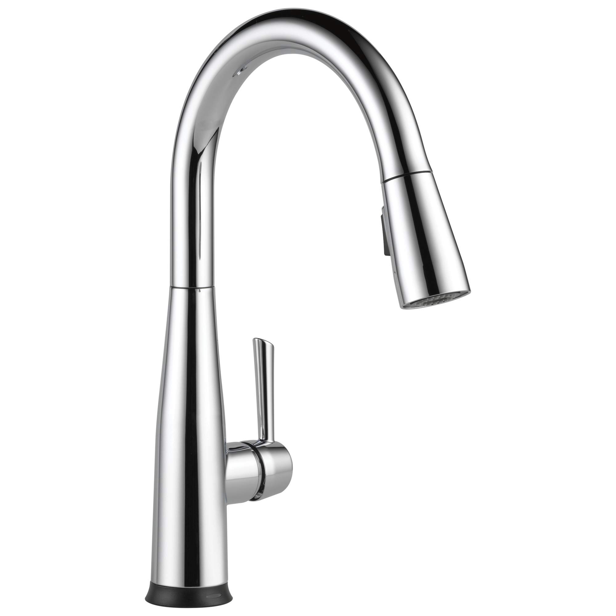 Delta Faucet Essa Touch Kitchen Faucet Chrome, Chrome Kitchen Faucets with Pull Down Sprayer, Kitchen Sink Faucet, Touch Faucet for Kitchen Sink, Delta Touch2O Technology, Chrome 9113T-DST