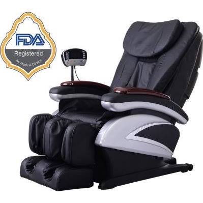 BestMassage Electric Full Body Shiatsu Massage Chair Recliner w/Heat Stretched Foot Rest 06C- Black