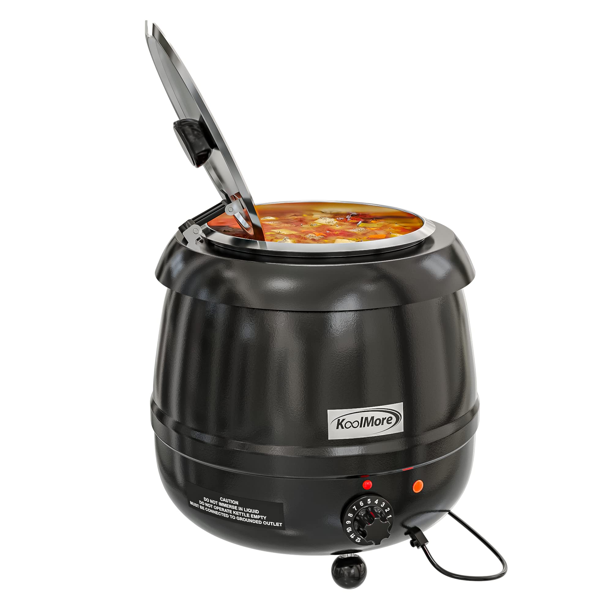 KoolMore Commercial Soup Kettle Warmer with Hinged Lid ...