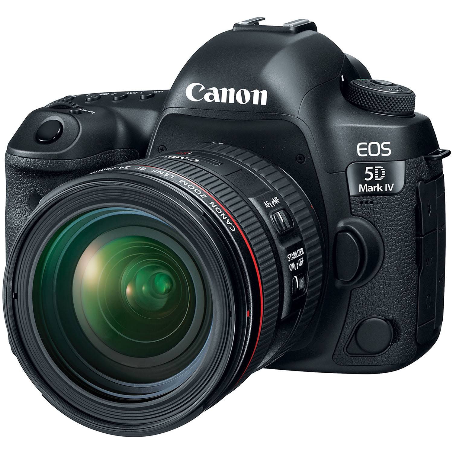 Canon EOS 5D Mark IV Full Frame Digital SLR Camera with EF 24-70mm f/4L IS USM Lens Kit