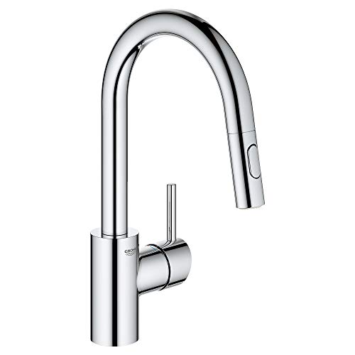 Grohe 31479001 Concetto Single-Handle Kitchen Faucet, C...