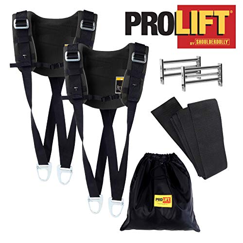 Nielsen Products 3500 Heavy Duty Pro Lift - Padded 2-Person Lifting and Moving System For Professional Movers, Delivery Teams, Industrial and Construction Workers