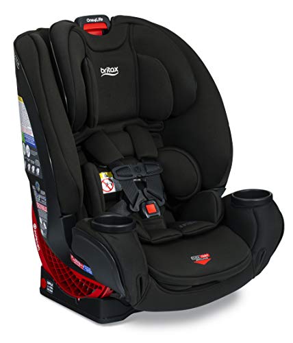 Britax One4Life ClickTight All-In-One Car Seat - 10 Years of Use - Infant, Convertible, Booster - 5 to 120 Pounds - SafeWash Fabric, Eclipse Black