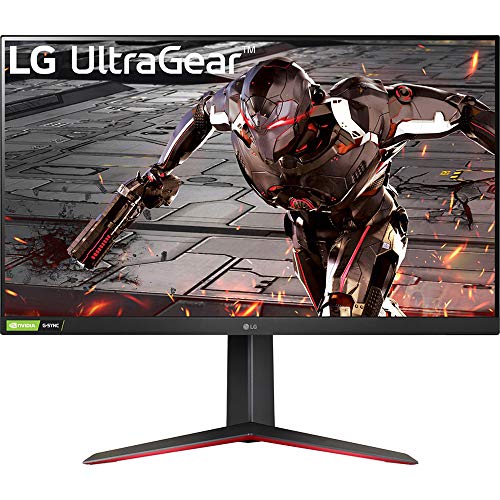 LG 32GN550-B 32 Inch Ultragear VA Gaming Monitor with 165Hz Refresh Rate/FHD (1920 x 1080) with HDR10 / 1ms Response Time with MBR and Compatible with NVIDIA G-SYNC and AMD FreeSync Premium