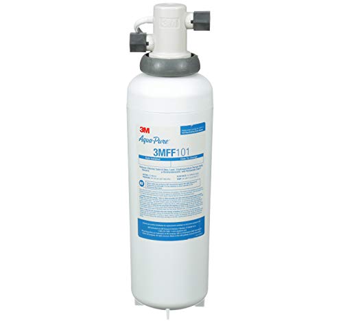 3M Aqua-Pure Aqua-Pure Under Sink Full Flow Drinking Water Filter System FF100, Sanitary Quick Change, Reduces Particulates, Chlorine Taste and Odor, Cysts, Lead, Select VOCs