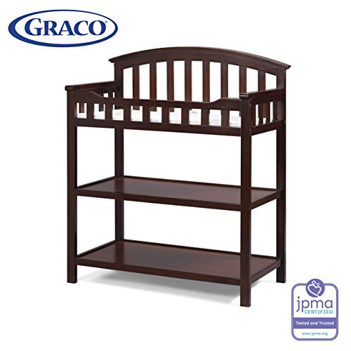 Stork Craft Graco Changing Table with Water-Resistant Change Pad and Safety Strap