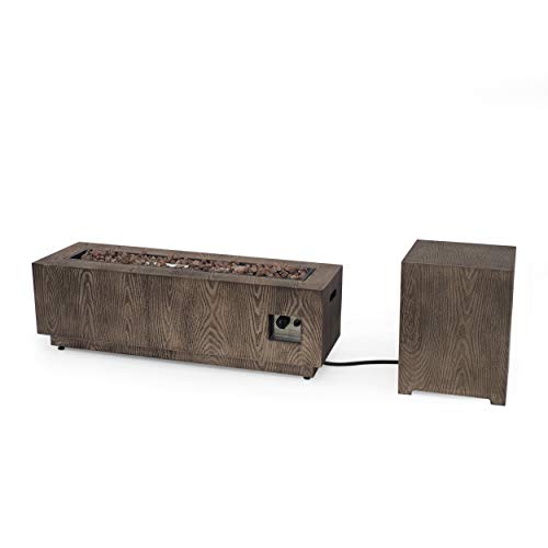 Christopher Knight Home 312828 Outdoor Rectangular Fire Pit