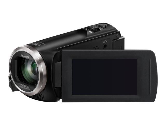 Panasonic HC-V180K Full HD Camcorder with 50x Stabilized Optical Zoom (Black)