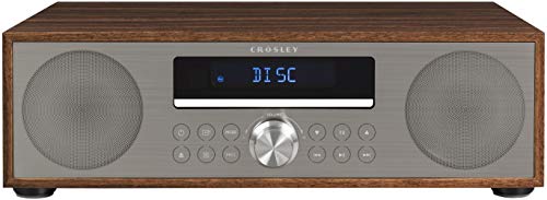 Crosley CR3501A-WA Fleetwood Bluetooth FM Clock Radio and CD Player