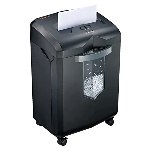 bonsaii Paper Shredder, 18-Sheet 60-Minutes Paper Shred...