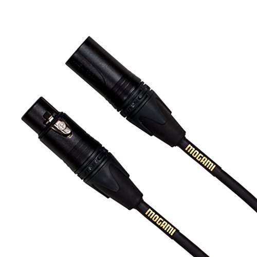 Mogami Gold Studio XLR Microphone Cable, XLR-Female to XLR-Male, 3-Pin, Gold Contacts, Straight Connectors