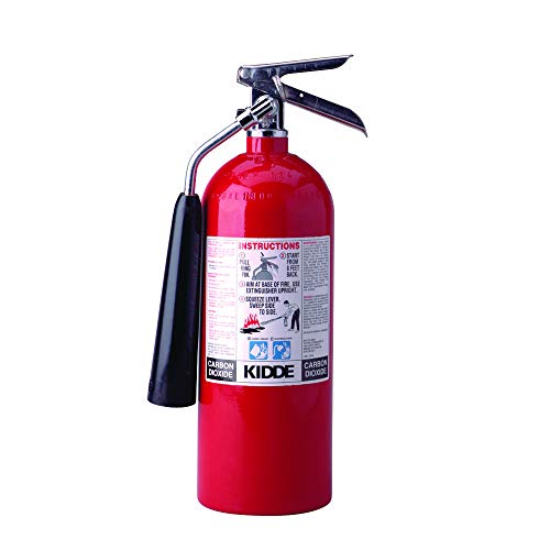 Kidde 466180 Pro 5 Carbon Dioxide, Food and Electronic Safe, Environmentally Safe, Fire Extinguisher, UL Rated 5-B:C