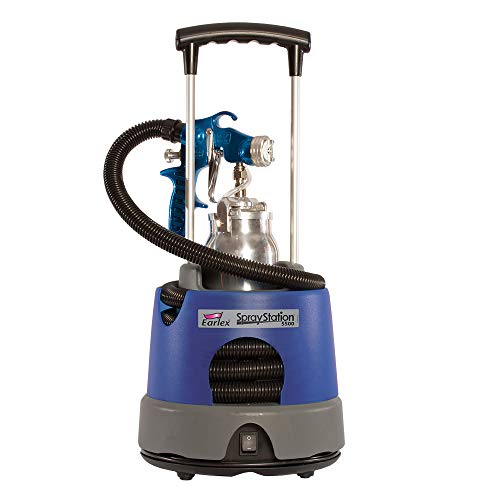 Wagner Spray Tech Corp Earlex HV5500 HVLP Spray Station Paint Sprayer, Designed for serious woodworking, light contractor and automotive enthusiasts, achieve the perfect finish, 5500