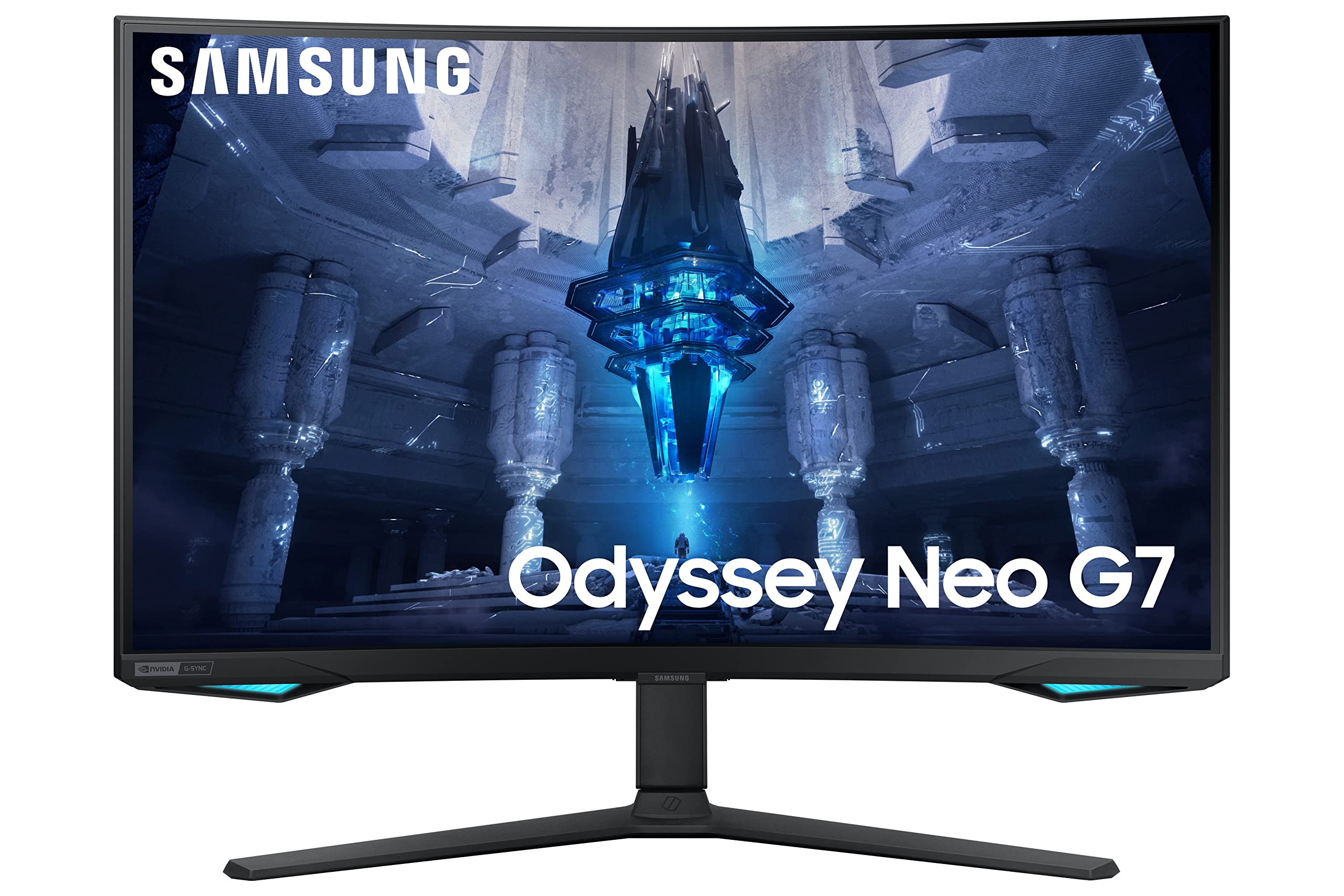 Samsung Odyssey Neo Gaming Monitor, 4K UHD Mini LED Display, Curved Screen, 240Hz, 1ms, G-Sync and FreeSync Premium Pro
