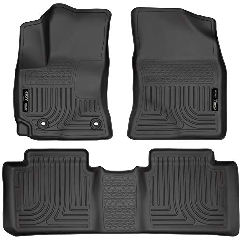 Husky Liners - 99531 Front & 2nd Seat Floor Liners Fits 14-19 Corolla Black