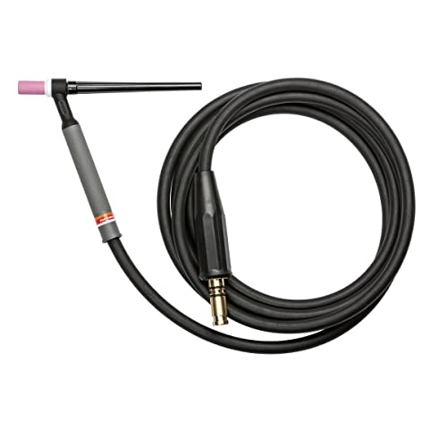 Lincoln Electric PTA-9 Ready to Weld TIG Torch - for Air-Cooled TIG Welding - Rigid Torch Head - 12.5 FT, 1 Piece Cable - K1782-16