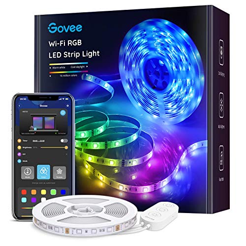 Govee Smart LED Strip Lights WiFi LED Light Strip Work ...