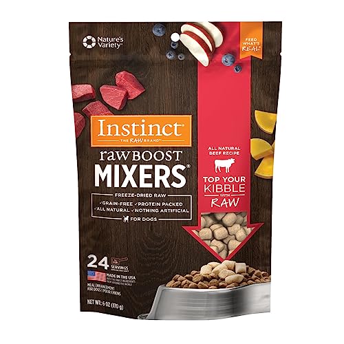 Instinct Raw Boost Mixers Freeze Dried Raw Dog Food Topper, Grain Free Freeze Dried Dog Food Topper-PARNET