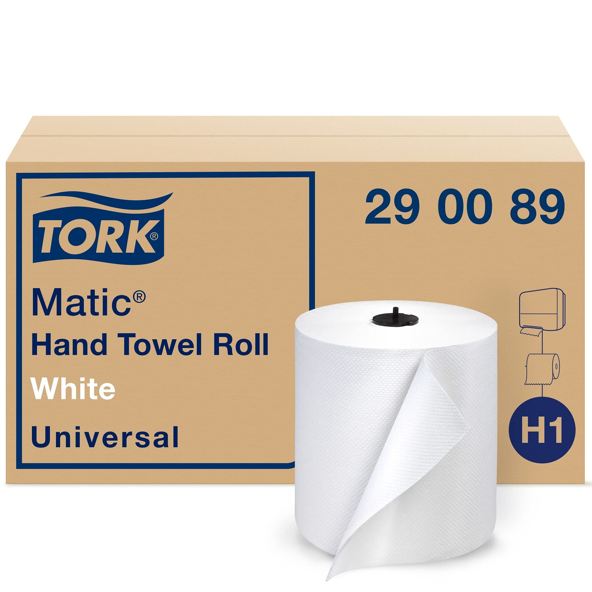 Tork Matic Paper Hand Towel Roll White H1, Universal, 1...
