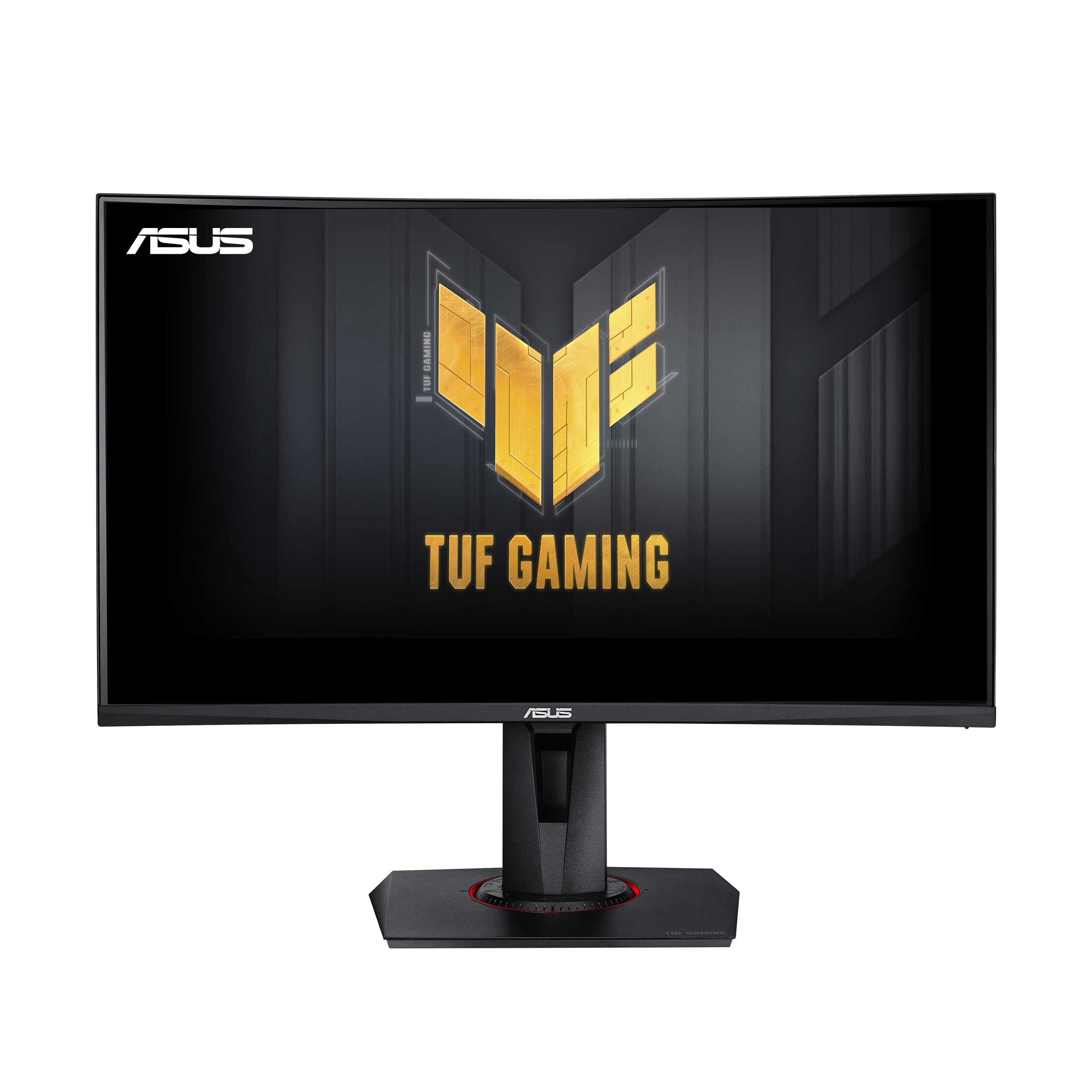  Asus 27” 1080P TUF Gaming Curved HDR Monitor (VG27VQM) - Full HD, 240Hz, 1ms, Extreme Low Motion Blur, Adaptive-Sync, Freesync™ Premium, Speakers, Eye Care, HDMI, DisplayPort, USB, Height Adjustable...