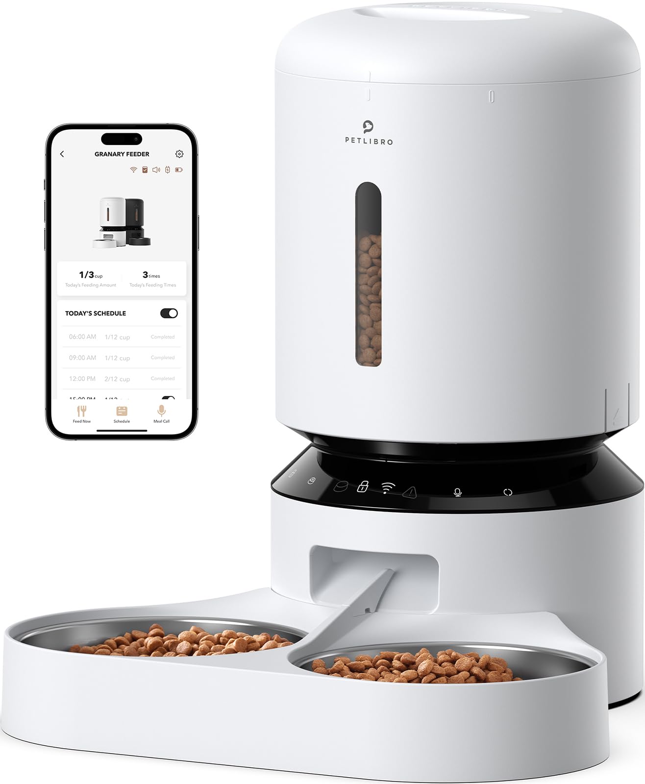 PETLIBRO Automatic Cat Food Dispenser, 5G WiFi Pet Feed...