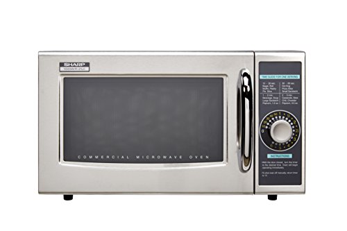 Sharp (R-21LCF) Medium-Duty Commercial Microwave (Dial Timer, 1000-Watts, 120-Volts)