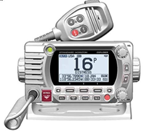 Standard Horizon GX1800GW White 25W VHF/GPS/Second Station Explorer Series