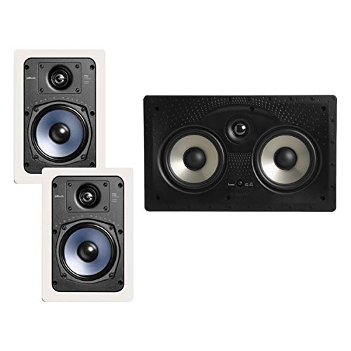 Polk Audio RC55i 2-Way In-Wall Speakers (Pair, White)