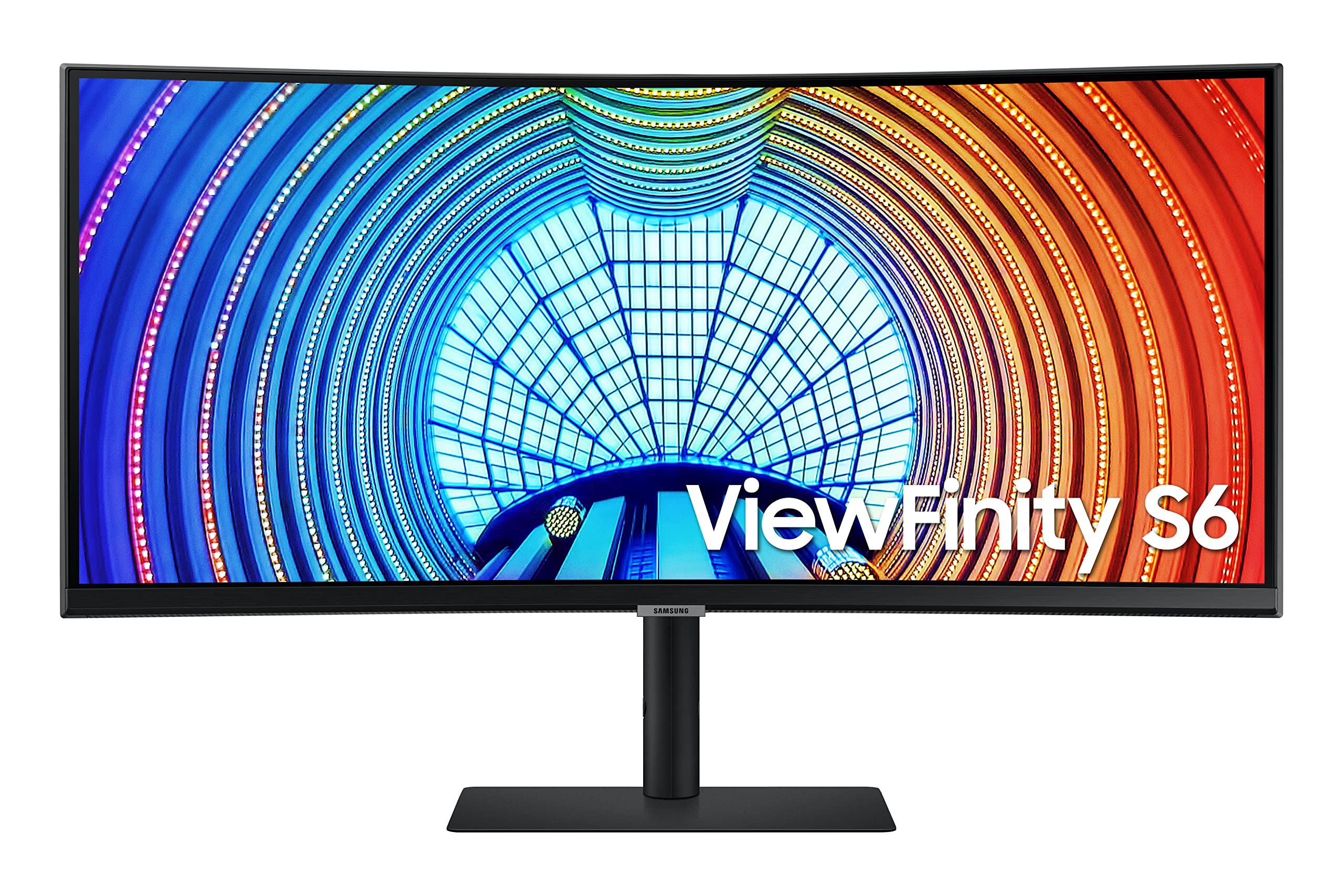 Samsung 34” S65UA Series Computer Monitor, Ultrawide QHD Screen, HDR10, 100Hz, Curved