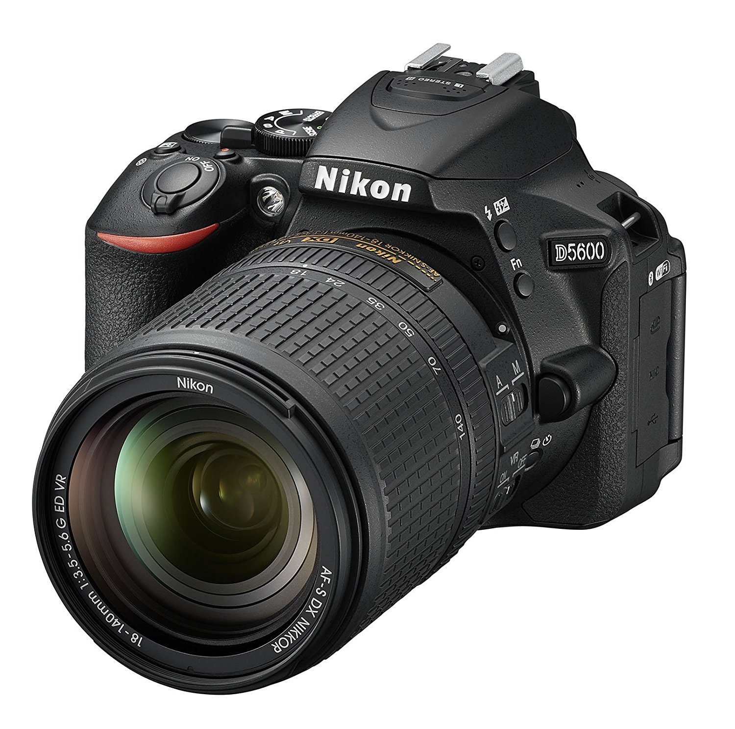 Nikon D5600 DX-format Digital SLR w/ AF-S DX NIKKOR 18-140mm f/3.5-5.6G ED VR