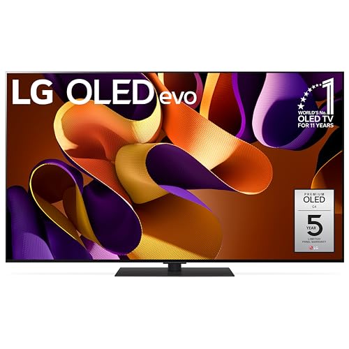 LG 65-Inch Class OLED evo G4 Series Smart TV 4K Process...