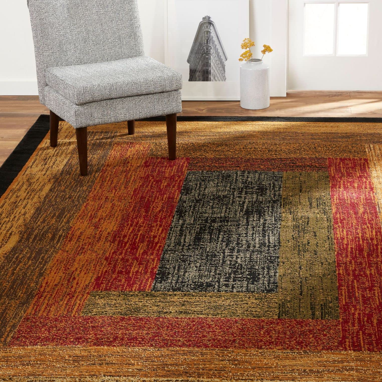 Home Dynamix Royalty Vega Contemporary Geometric Area Rug